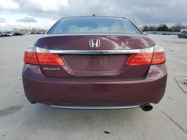 1HGCR2F85DA182517 - 2013 HONDA ACCORD EXL MAROON photo 6