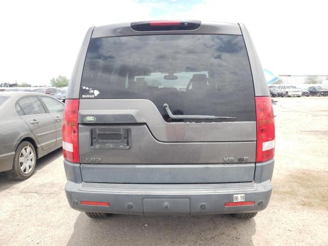 SALAD25436A392399 - 2006 LAND ROVER LR3 SE GRAY photo 6