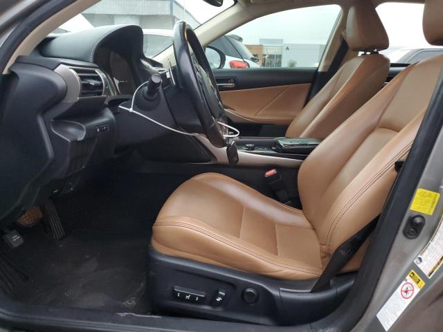 JTHBF1D22E5021577 - 2014 LEXUS IS 250 BEIGE photo 7