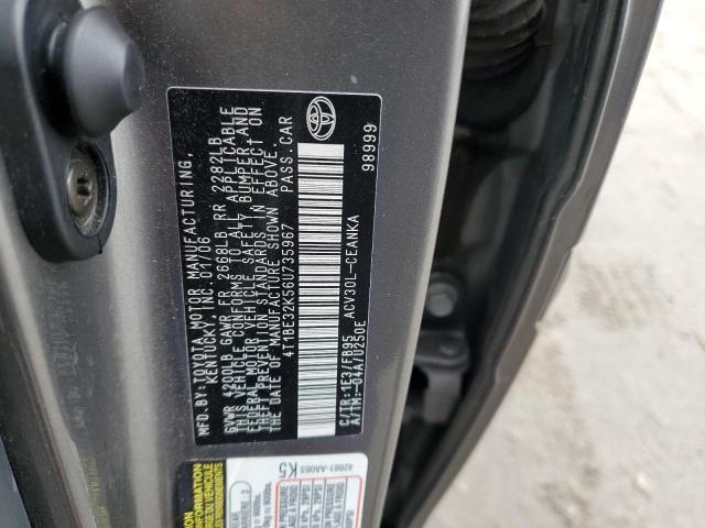 4T1BE32K56U735967 - 2006 TOYOTA CAMRY LE GRAY photo 13