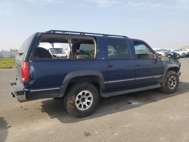 1GKFK16R3XJ748024 - 1999 GMC SUBURBAN K1500 BLUE photo 3