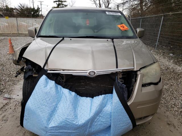 2A8HR54P38R611664 - 2008 CHRYSLER TOWN & COU TOURING ოქროსფერი ფოტო 5