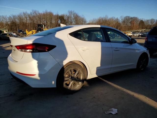 5NPD84LF7JH240720 - 2018 HYUNDAI ELANTRA SEL WHITE photo 3