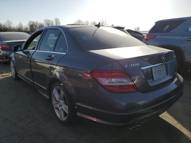 WDDGF8BB4AR131039 - 2010 MERCEDES-BENZ C 300 4MATIC GRAY photo 2