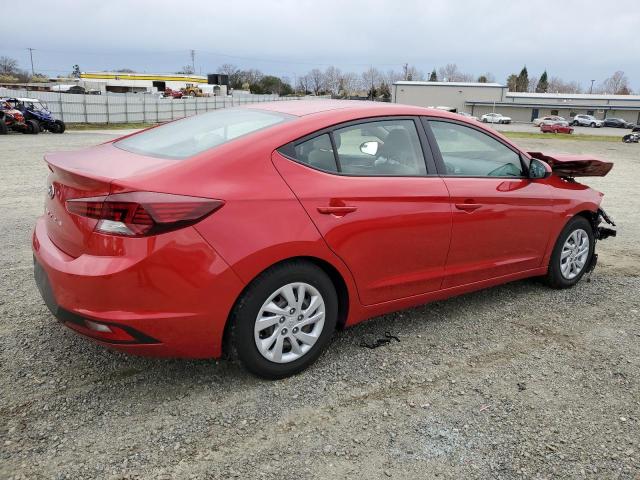 5NPD74LF7LH620100 - 2020 HYUNDAI ELANTRA SE RED photo 3