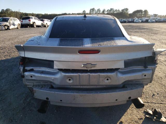 2G1FA1E34C9140331 - 2012 CHEVROLET CAMARO LS SILVER photo 6