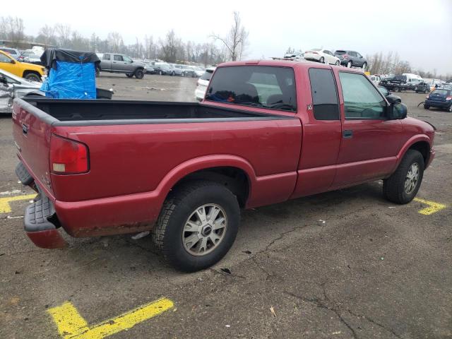 1GTDT19W128109237 - 2002 GMC SONOMA RED photo 3