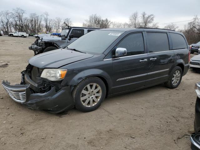 2C4RC1CG3CR162714 - 2012 CHRYSLER TOWN & COU TOURING L GRAY photo 1