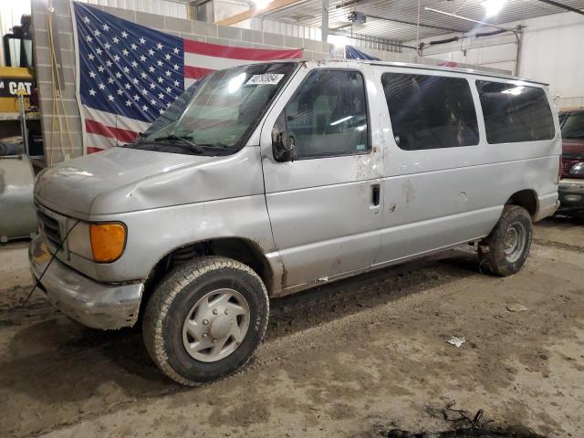 1FBNE31LX5HB23867 - 2005 FORD ECONOLINE E350 SUPER DUTY WAGON SILVER photo 1