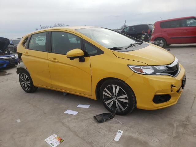 3HGGK5H81KM724555 - 2019 HONDA FIT EX YELLOW photo 4