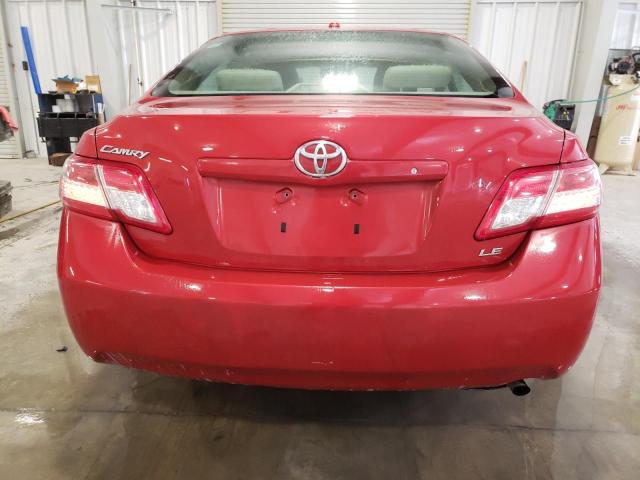 4T4BF3EK6AR066700 - 2010 TOYOTA CAMRY BASE RED photo 6