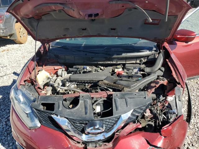 5N1AT2MT2FC755603 - 2015 NISSAN ROGUE S MAROON photo 11