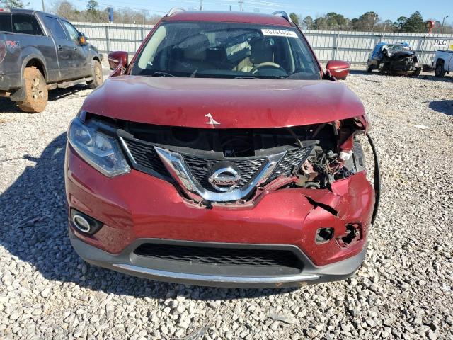 5N1AT2MT2FC755603 - 2015 NISSAN ROGUE S MAROON photo 5