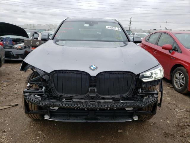 5UX53DP08P9P09144 - 2023 BMW X3 XDRIVE30I GRAY photo 5