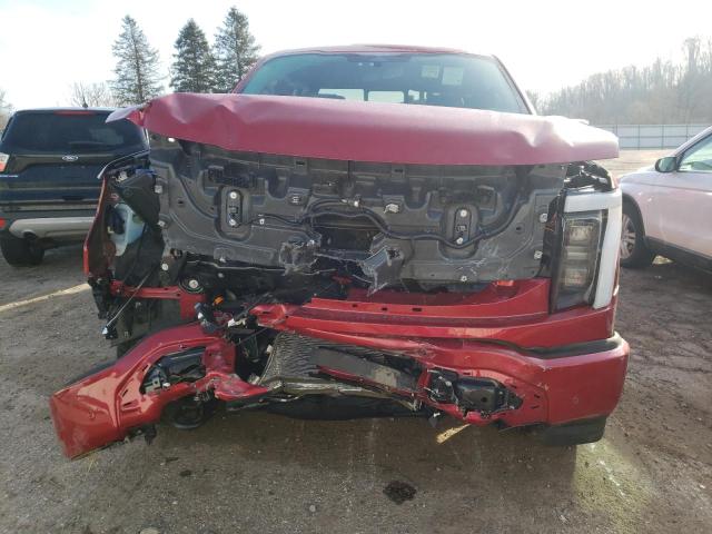 1FTVW1EV0PWG03729 - 2023 FORD F150 LIGHTNING PRO RED photo 5