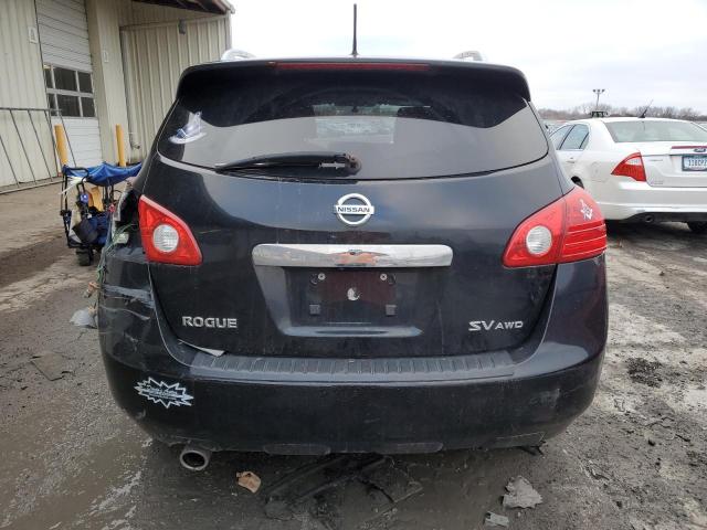 JN8AS5MV9DW611945 - 2013 NISSAN ROGUE S BLACK photo 6