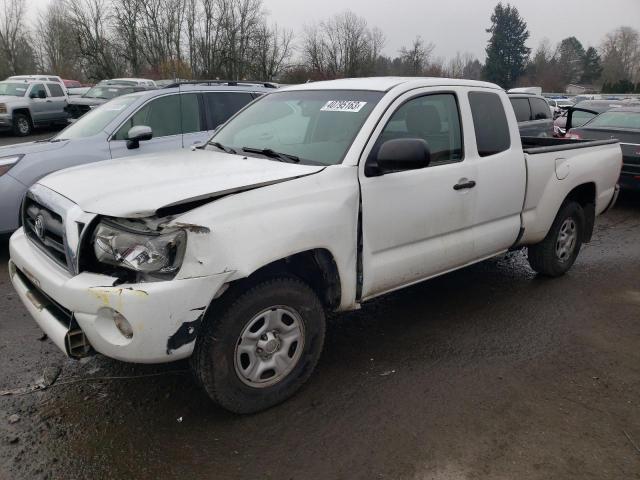 5TETX22N27Z434184 - 2007 TOYOTA TACOMA ACCESS CAB WHITE photo 1