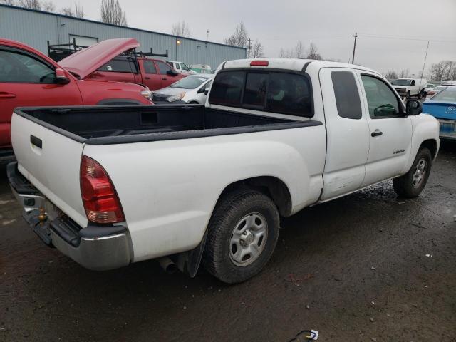 5TETX22N27Z434184 - 2007 TOYOTA TACOMA ACCESS CAB WHITE photo 3