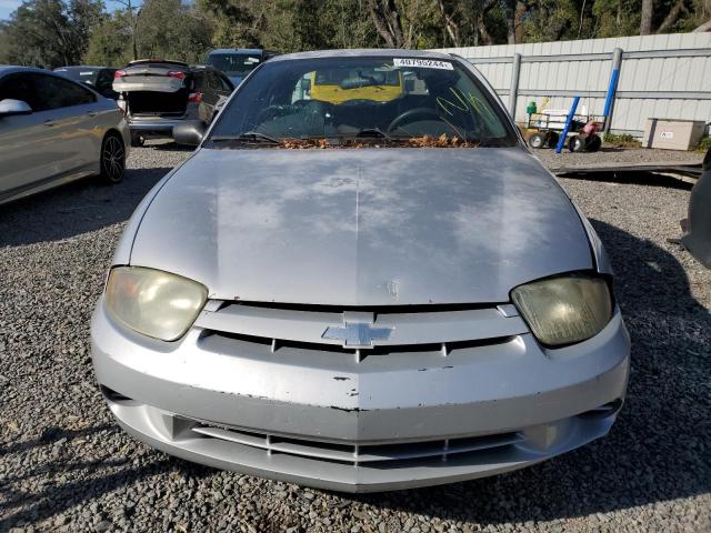 1G1JC52F637244010 - 2003 CHEVROLET CAVALIER SILVER photo 5