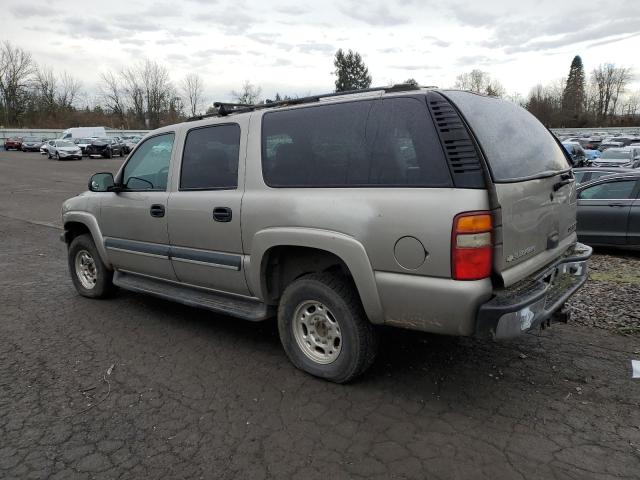 3GNGK26U63G315214 - 2003 CHEVROLET SUBURBAN K2500 BEIGE photo 2