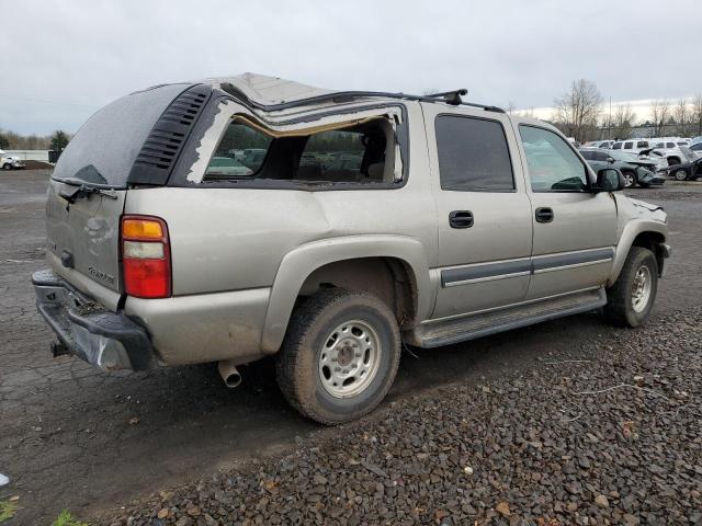 3GNGK26U63G315214 - 2003 CHEVROLET SUBURBAN K2500 BEIGE photo 3