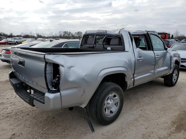 3TYAX5GN3NT059793 - 2022 TOYOTA TACOMA DOUBLE CAB SILVER photo 3