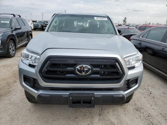 3TYAX5GN3NT059793 - 2022 TOYOTA TACOMA DOUBLE CAB SILVER photo 5