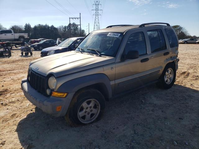 1J4GL48K35W597064 - 2005 JEEP LIBERTY SPORT GOLD photo 1