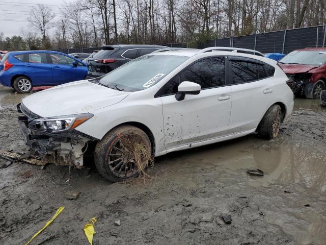 4S3GTAD69J3710461 - 2018 SUBARU IMPREZA PREMIUM PLUS WHITE photo 1