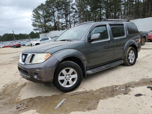 5N1AR18U28C612956 - 2008 NISSAN PATHFINDER S GRAY photo 1