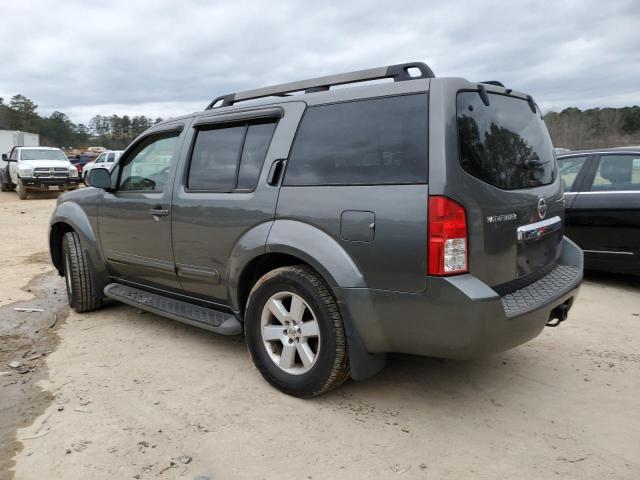 5N1AR18U28C612956 - 2008 NISSAN PATHFINDER S GRAY photo 2