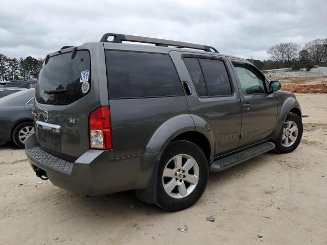 5N1AR18U28C612956 - 2008 NISSAN PATHFINDER S GRAY photo 3