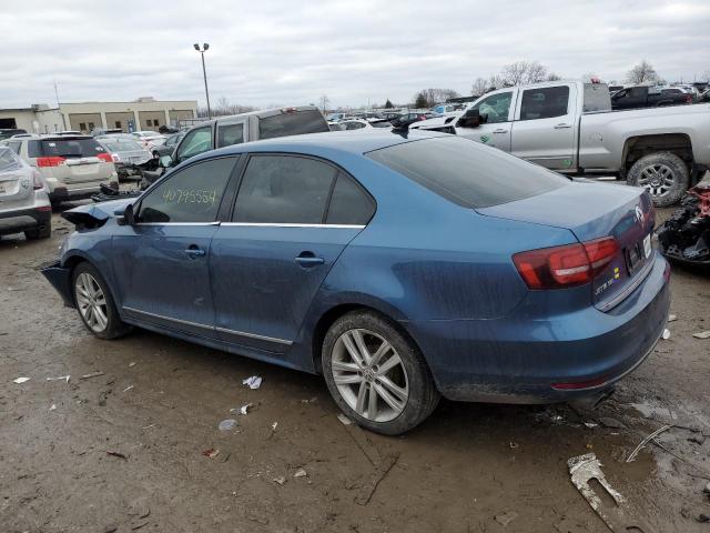 3VWL17AJ7HM303406 - 2017 VOLKSWAGEN JETTA SEL BLUE photo 2