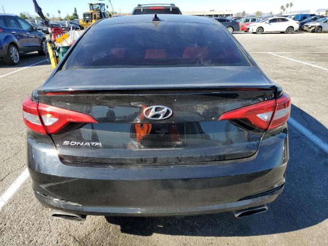 5NPE34AF8FH123841 - 2015 HYUNDAI SONATA SPORT BLACK photo 6