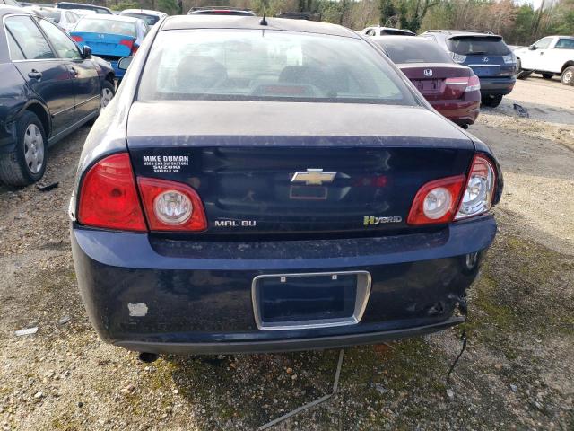 1G1ZF575X8F261190 - 2008 CHEVROLET MALIBU HYBRID BLUE photo 6