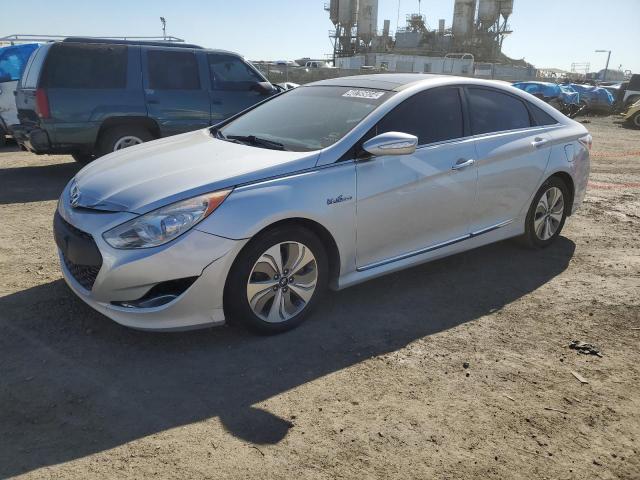 KMHEC4A45FA120817 - 2015 HYUNDAI SONATA HYBRID SILVER photo 1