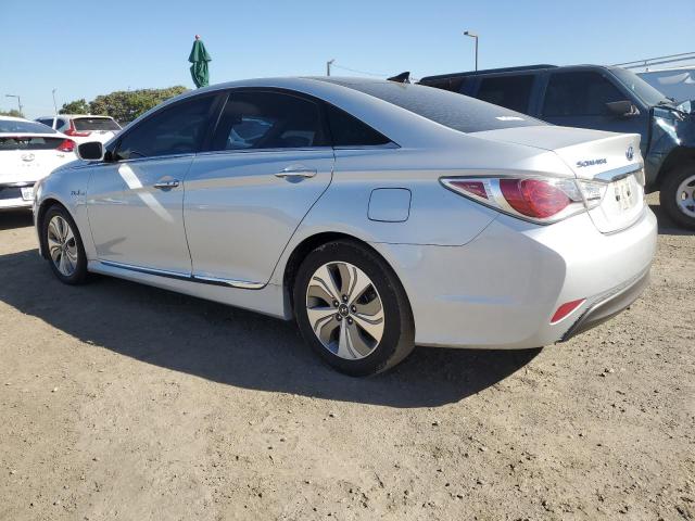 KMHEC4A45FA120817 - 2015 HYUNDAI SONATA HYBRID SILVER photo 2