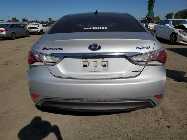 KMHEC4A45FA120817 - 2015 HYUNDAI SONATA HYBRID SILVER photo 6