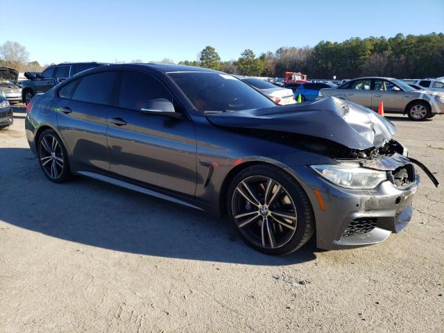 WBA4B1C53FG241430 - 2015 BMW 435 I GRAN COUPE GRAY photo 4