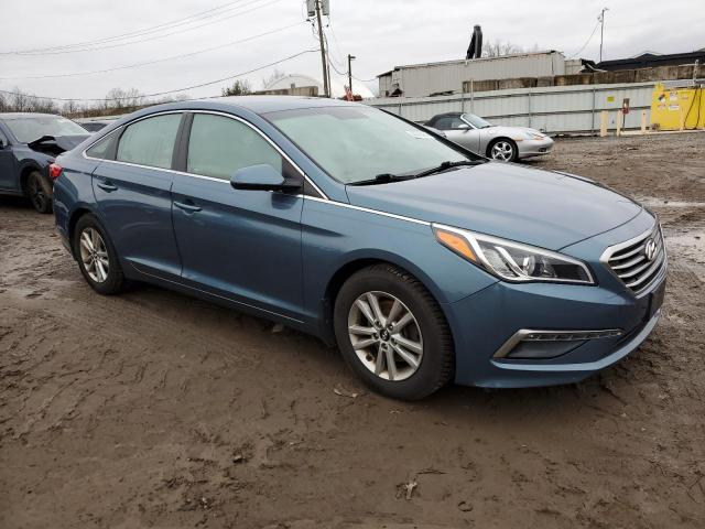 5NPE24AF5FH215783 - 2015 HYUNDAI SONATA SE BLUE photo 4