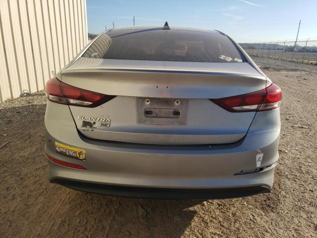 5NPD74LF3HH208490 - 2017 HYUNDAI ELANTRA SE SILVER photo 6