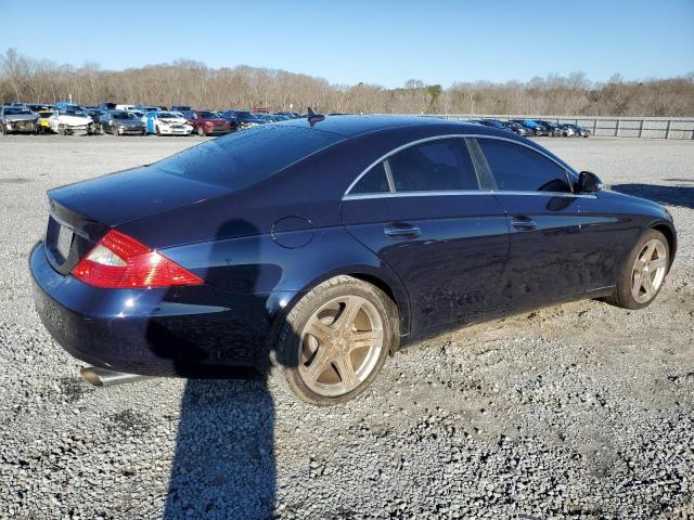 WDDDJ72X97A097730 - 2007 MERCEDES-BENZ CLS 550 BLUE photo 3