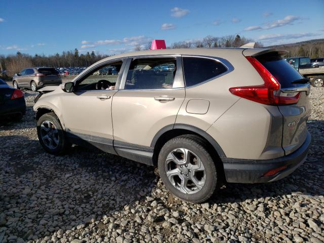 2HKRW2H85KH602068 - 2019 HONDA CR-V EXL BEIGE photo 2