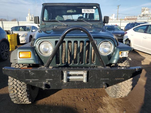 1J4FA59S32P733740 - 2002 JEEP WRANGLER / SAHARA GREEN photo 5