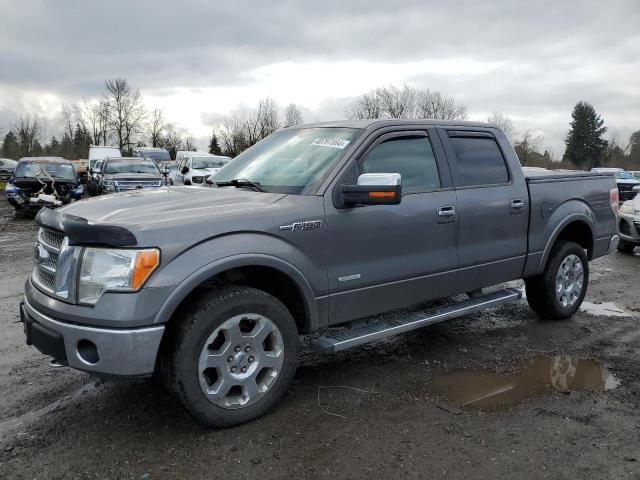 1FTFW1ET8BFD15324 - 2011 FORD F150 SUPERCREW GRAY photo 1