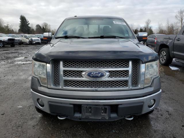 1FTFW1ET8BFD15324 - 2011 FORD F150 SUPERCREW GRAY photo 5