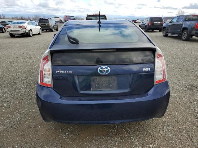 JTDKN3DU7E0362102 - 2014 TOYOTA PRIUS BLUE photo 6