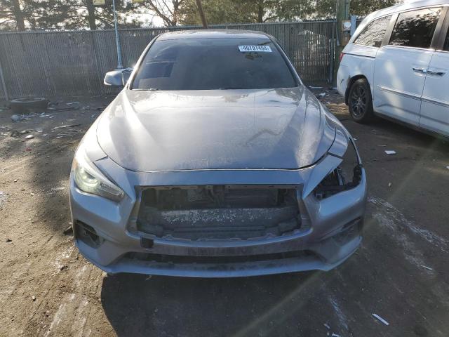 JN1EV7AR9JM444987 - 2018 INFINITI Q50 LUXE GRAY photo 5