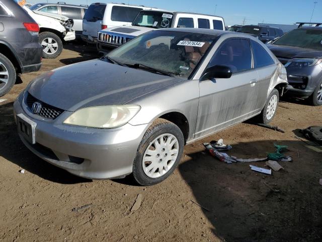 1HGEM22694L035763 - 2004 HONDA CIVIC LX SILVER photo 1