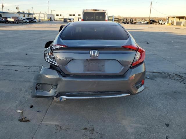 19XFC2F62KE000374 - 2019 HONDA CIVIC LX GRAY photo 6